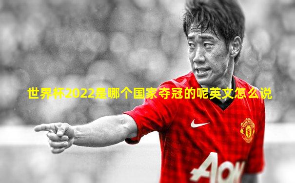 世界杯2022是哪个国家夺冠的呢英文怎么说