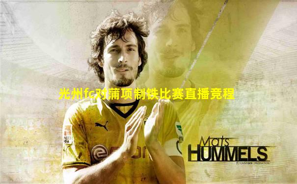 光州fc对蒲项制铁比赛直播竞程