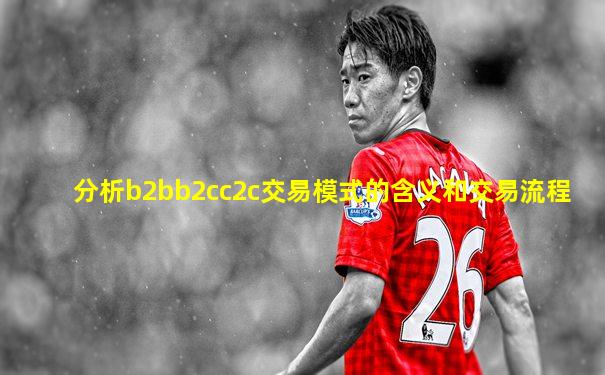 分析b2bb2cc2c交易模式的含义和交易流程