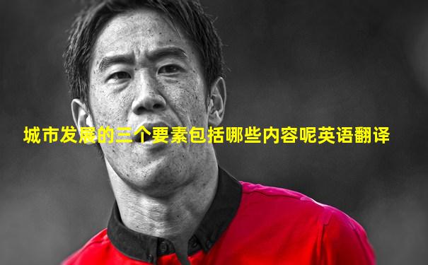 城市发展的三个要素包括哪些内容呢英语翻译