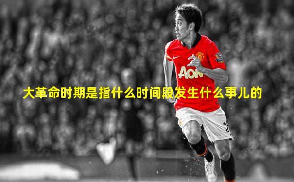 大革命时期是指什么时间段发生什么事儿的