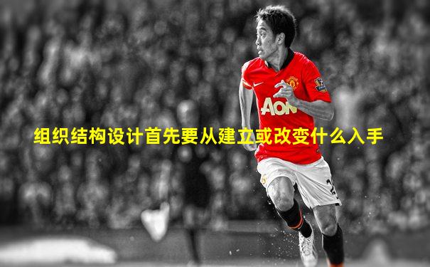 组织结构设计首先要从建立或改变什么入手